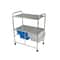 Mind Reader Silver All Purpose Utility Cart